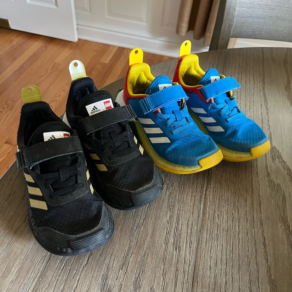 Boys adidas Lego sneakers since 13